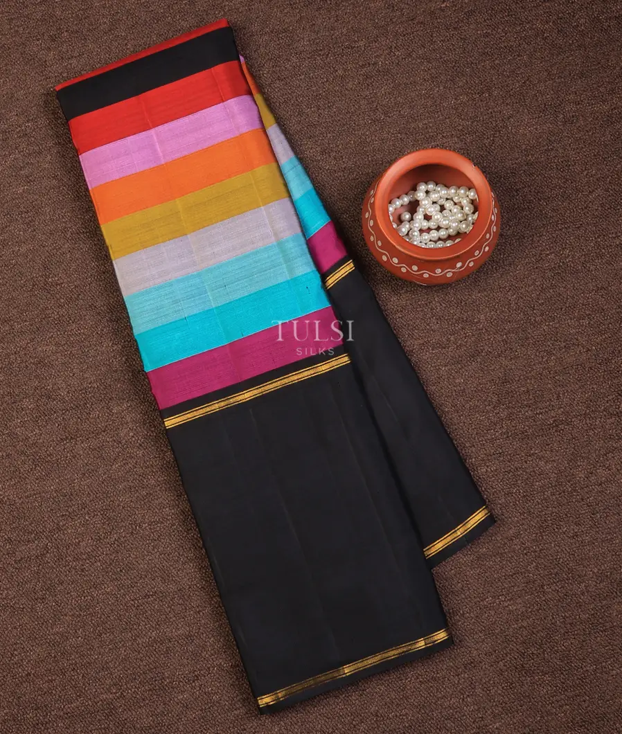 Multicolour Kanjivaram Silk Saree T731761-image