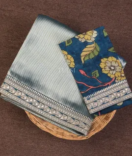 blue-art-crepe-tissue-silk-saree-with-kalamkari-blouse-t732603-t732603-a
