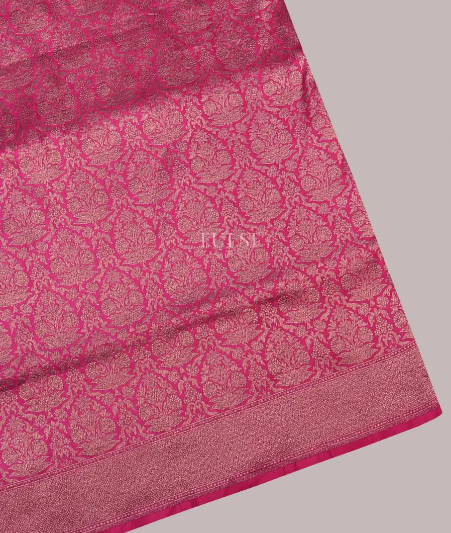 Pink Banaras Silk Saree T709530-image