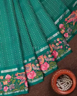 bluish-green-kanjivaram-embroidery-silk-saree-t718999-t718999-b