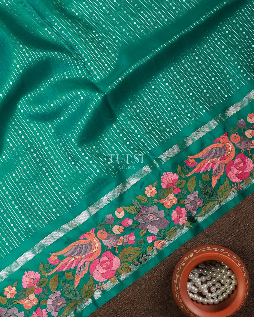 bluish-green-kanjivaram-embroidery-silk-saree-t718999-t718999-d