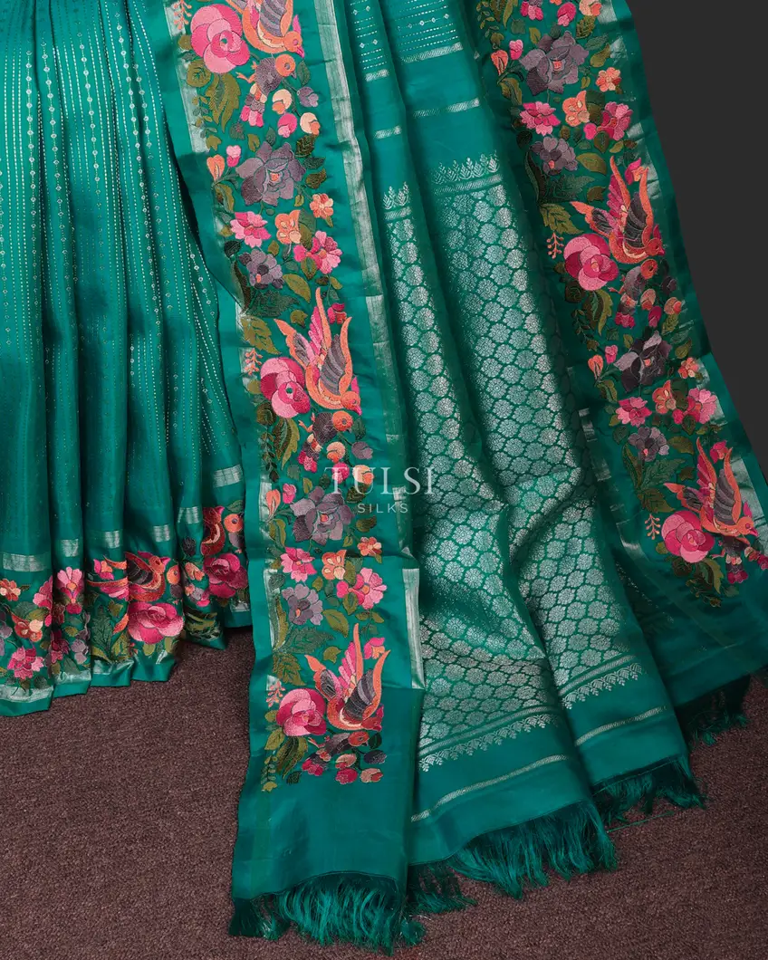 bluish-green-kanjivaram-embroidery-silk-saree-t718999-t718999-e