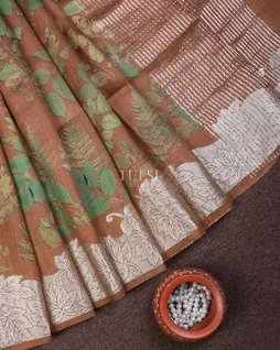 brown-tussar-printed-saree-with-woven-border-t733512-t733512-b