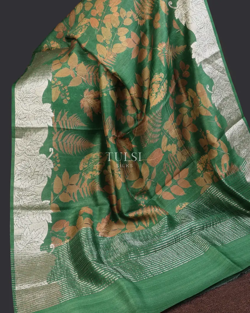 green-tussar-printed-saree-with-woven-border-t733510-t733510-d