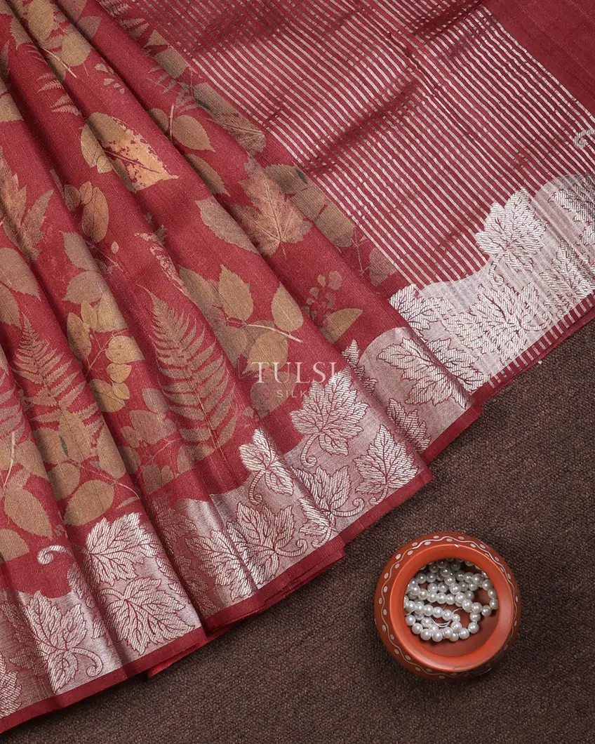 red-tussar-printed-saree-with-woven-border-t733507-t733507-b