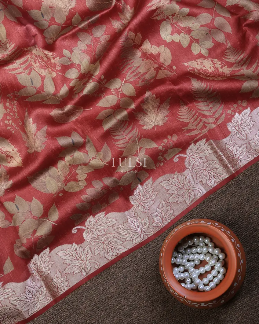 red-tussar-printed-saree-with-woven-border-t733507-t733507-e