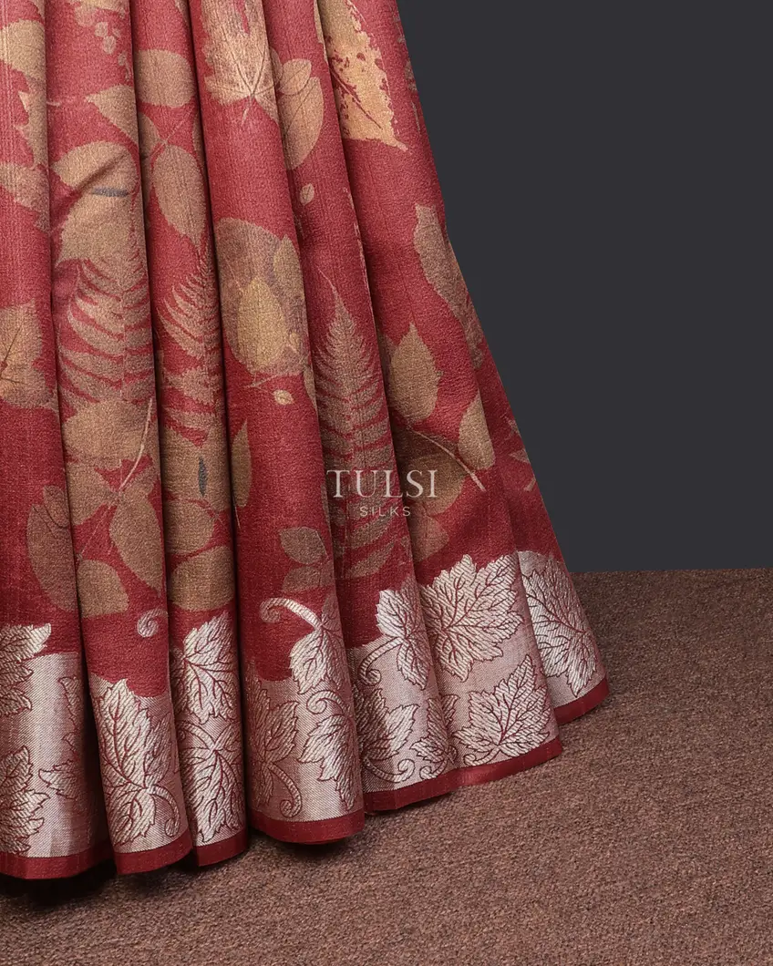red-tussar-printed-saree-with-woven-border-t733507-t733507-f