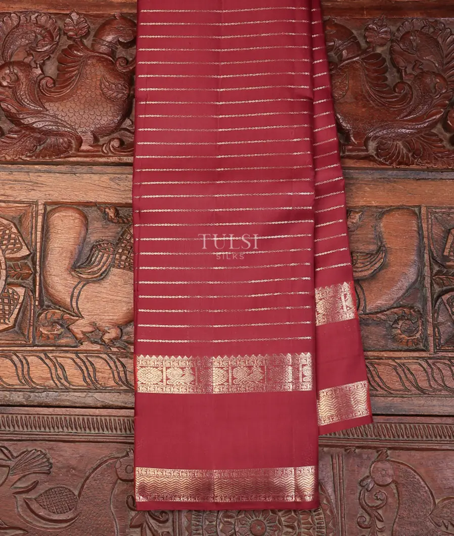 Red Kanjivaram Silk Saree T732815-image