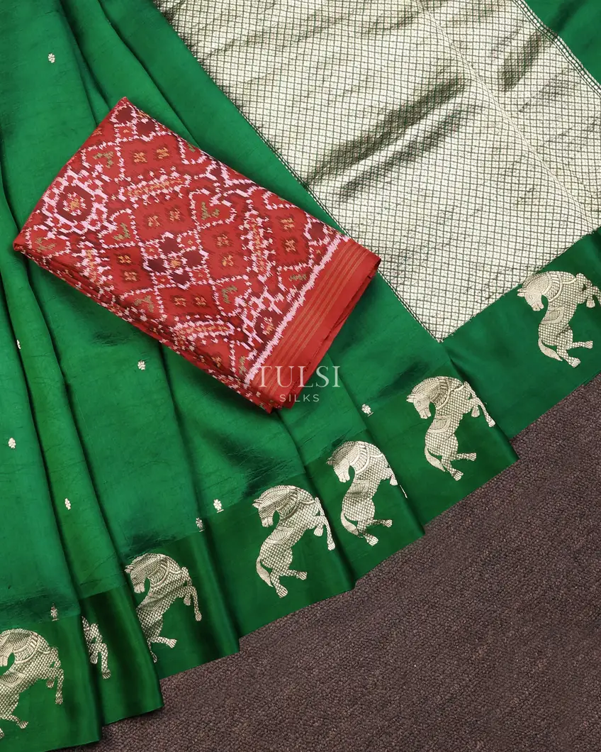 bottle-green-banaras-silk-saree-t720685-t720685-b