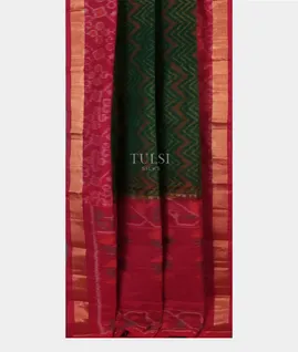 bottle-green-pochampalli-silk-cotton-saree-t733816-t733816-b