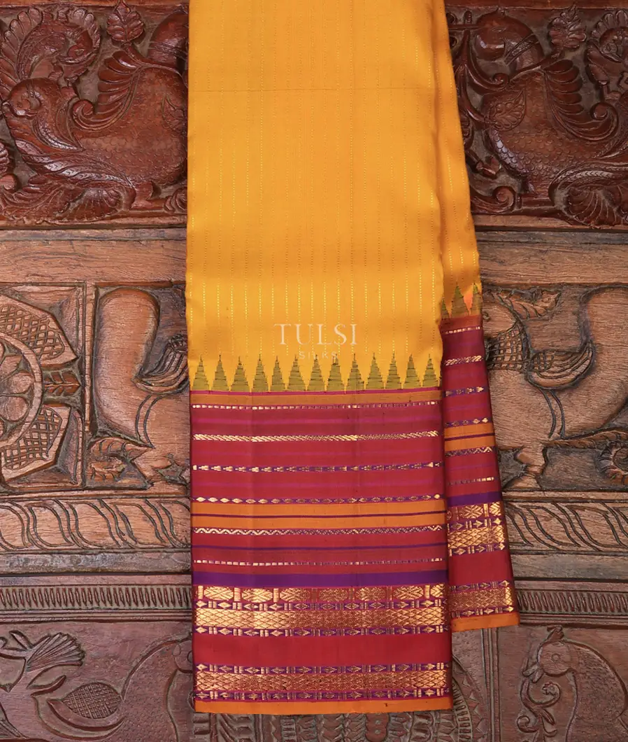 Yellow Kanjivaram Silk Saree T716242-image