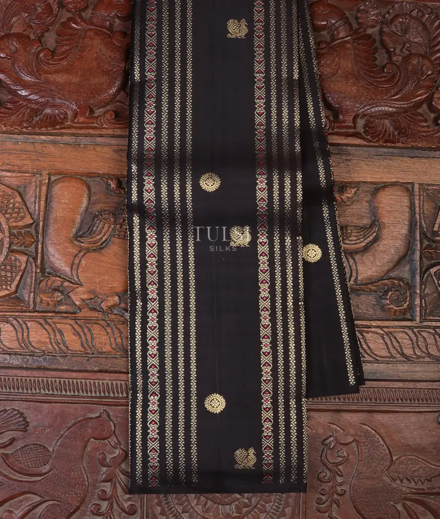 Black Kanjivaram Silk Saree T732653-image