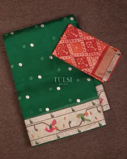 bottle-green-kora-organza-embroidery-saree-t734386-t734386-a