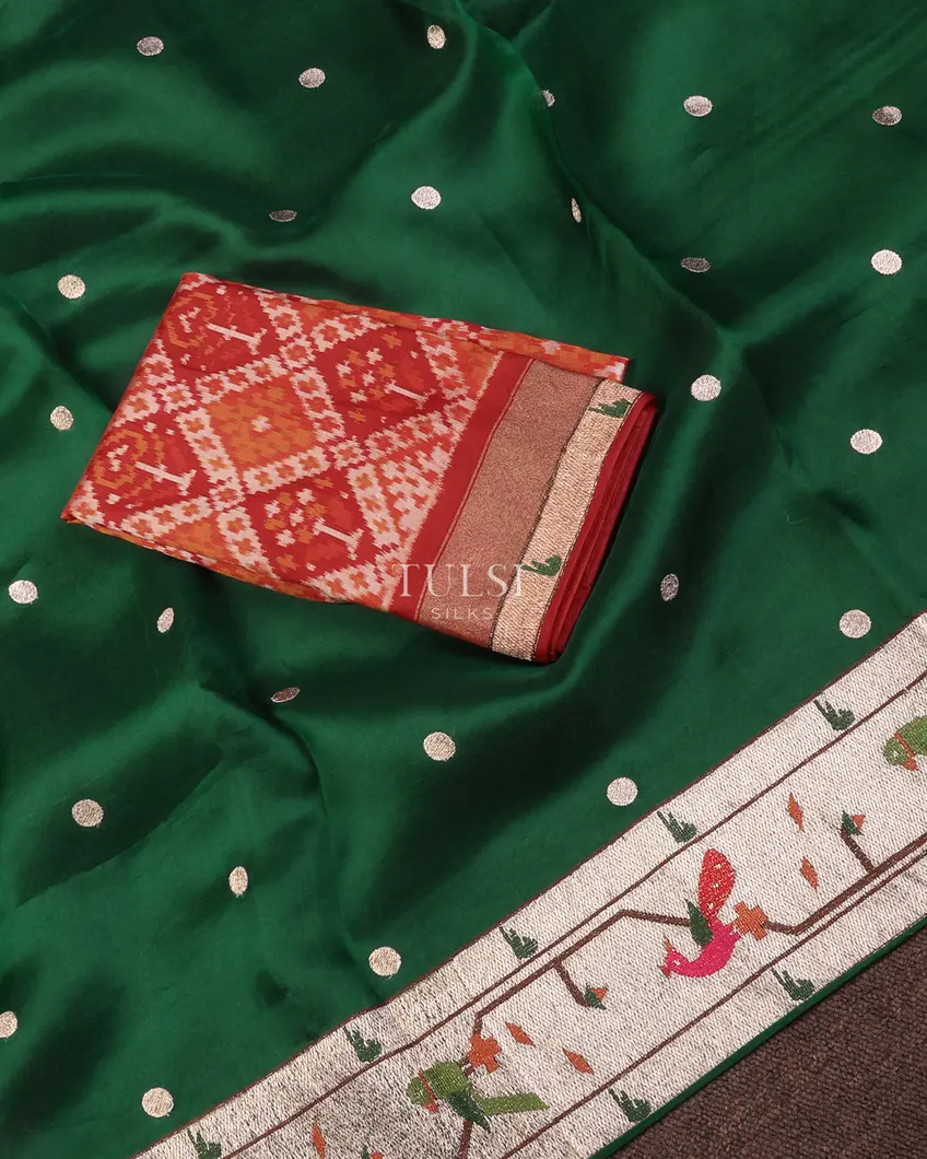 bottle-green-kora-organza-embroidery-saree-t734386-t734386-e