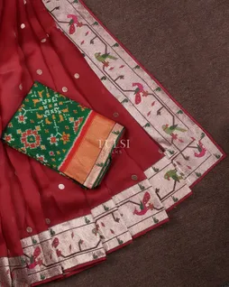 red-kora-organza-embroidery-saree-t734383-t734383-b