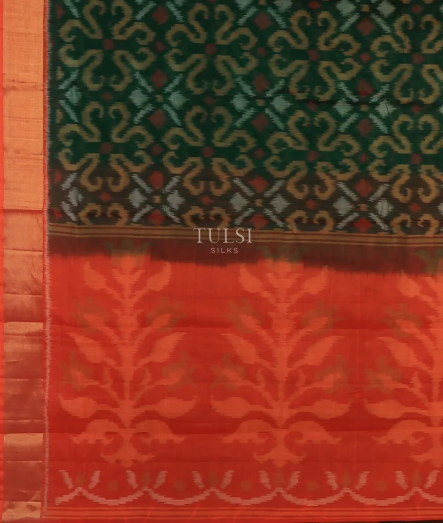 bottle-green-pochampalli-silk-cotton-saree-t733840-t733840-d