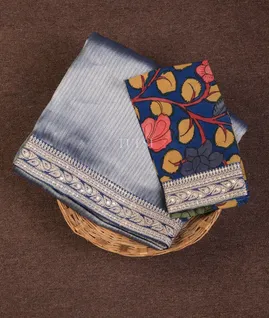 blue-art-crepe-tissue-silk-saree-with-kalamkari-blouse-t732609-t732609-a