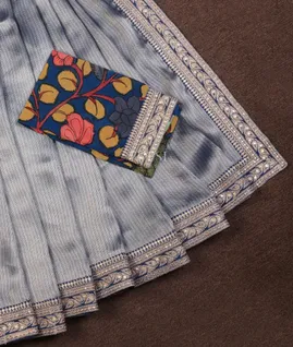 blue-art-crepe-tissue-silk-saree-with-kalamkari-blouse-t732609-t732609-b