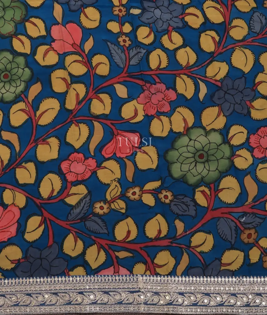 blue-art-crepe-tissue-silk-saree-with-kalamkari-blouse-t732609-t732609-c