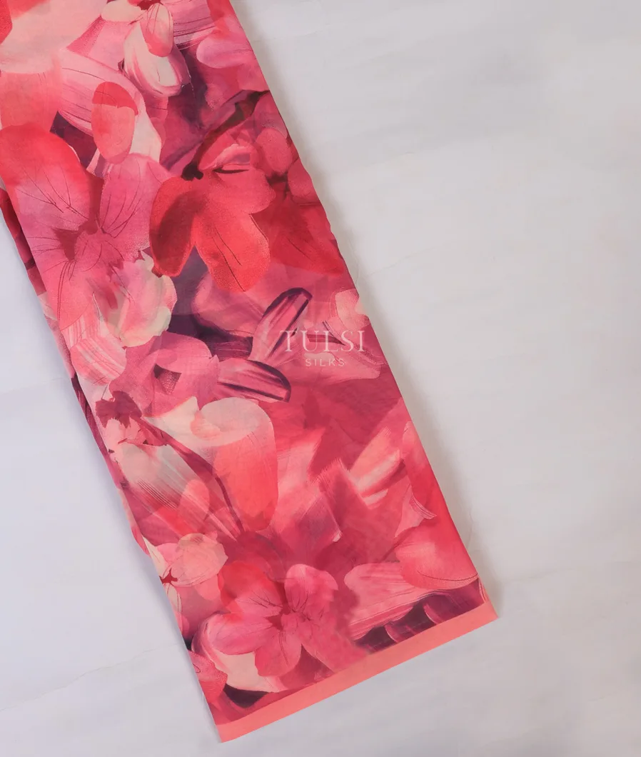 Multicolour Crepe Silk Saree T722509-image