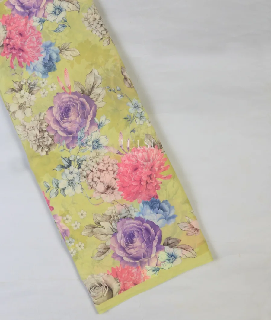 Light Green Crepe Silk Saree T722517-image