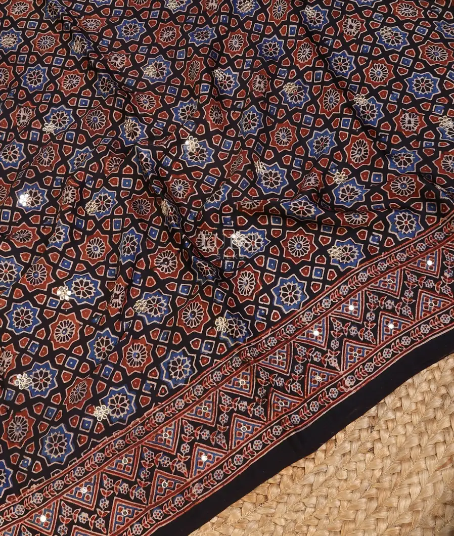 multicolour-ajrakh-printed-modal-silk-saree-t724482-t724482-d