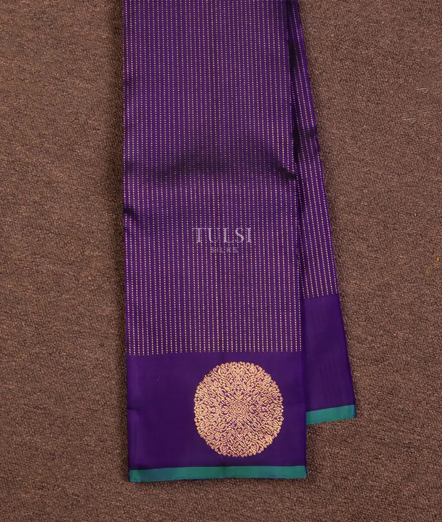 Purple Multicolour Kanjivaram Silk Saree T732749-image