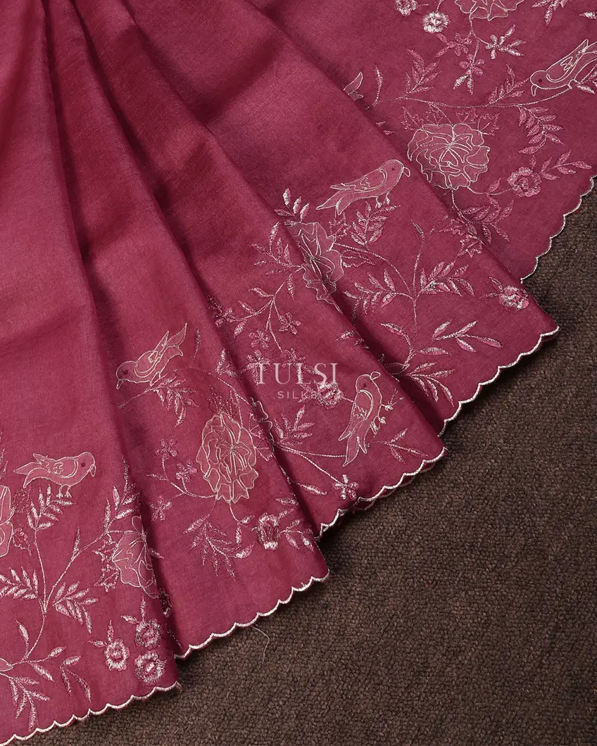 dark-pink-tussar-embroidery-saree-t738892-t738892-b