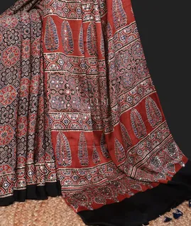 multicolour-ajrakh-printed-modal-silk-saree-t724471-t724471-b
