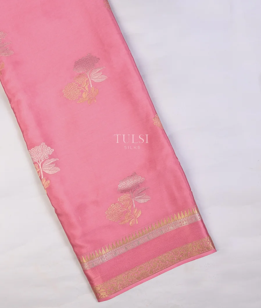 Pink Mysore Silk Saree T688629-image