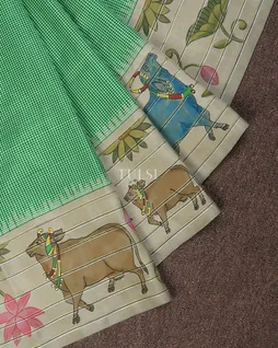 green-kanjivaram-kalamkari-handpainted-saree-t734512-t734512-b