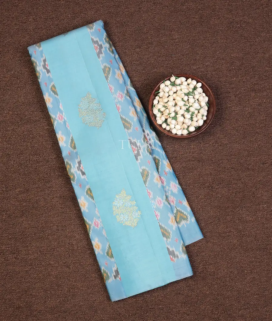 Blue Kanjivaram Silk Saree T736044-image