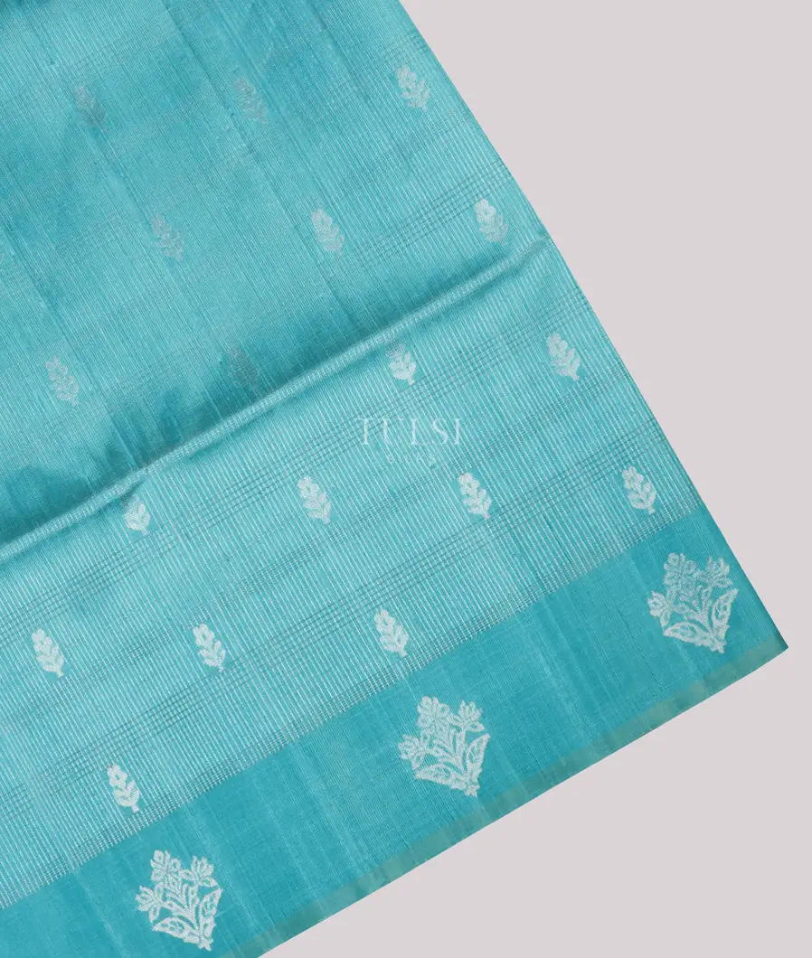 Blue Soft Silk Saree T716648-image