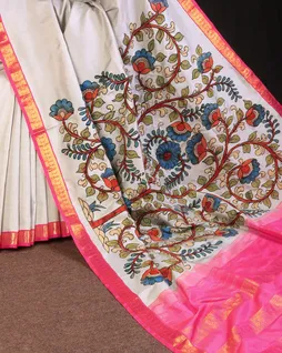 light-grey-kanjivaram-silk-with-kalamkari-patch-work-saree-t737268-t737268-b