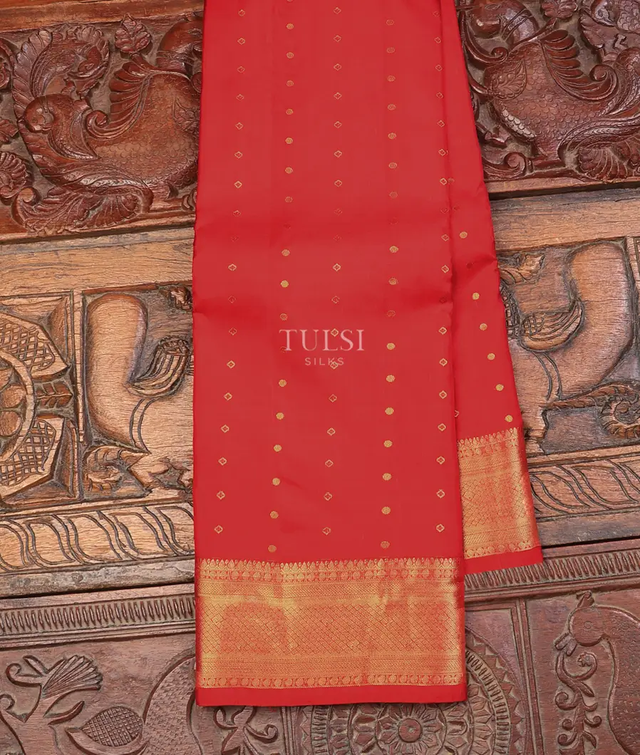 Red Soft Silk Saree T736846-image