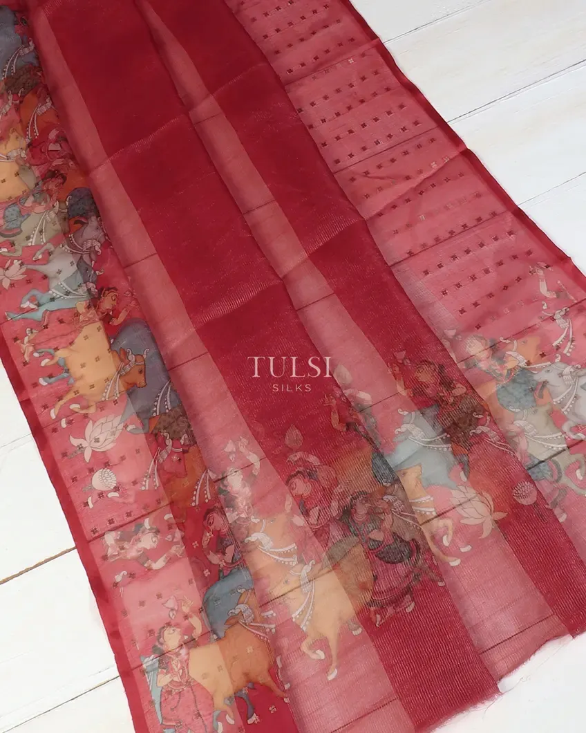 reddish-pink-kora-organza-printed-saree-t740774-t740774-b