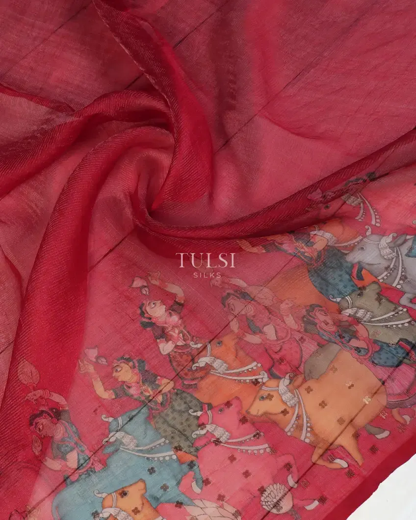 reddish-pink-kora-organza-printed-saree-t740774-t740774-e