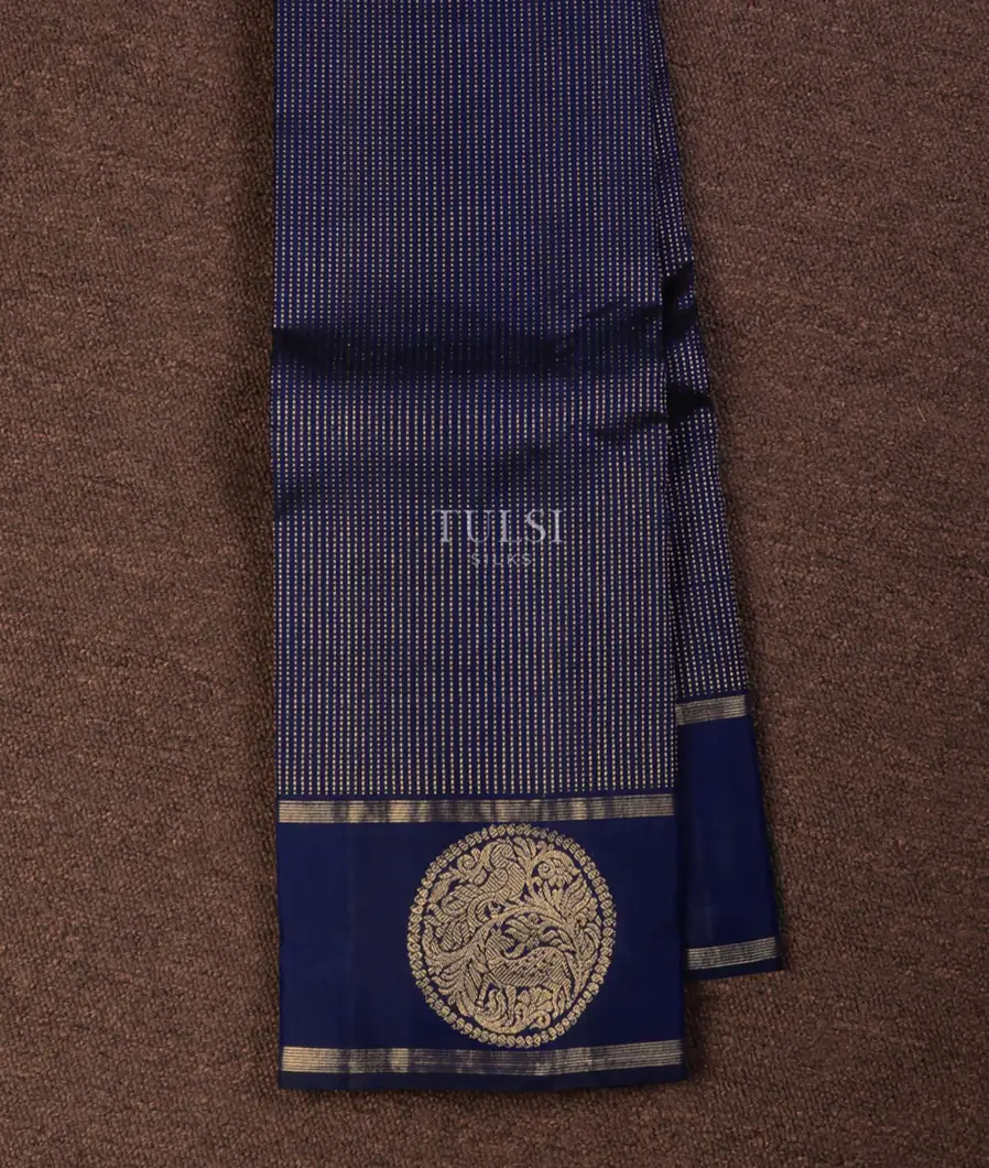 Blue Kanjivaram Silk Saree T740237-image