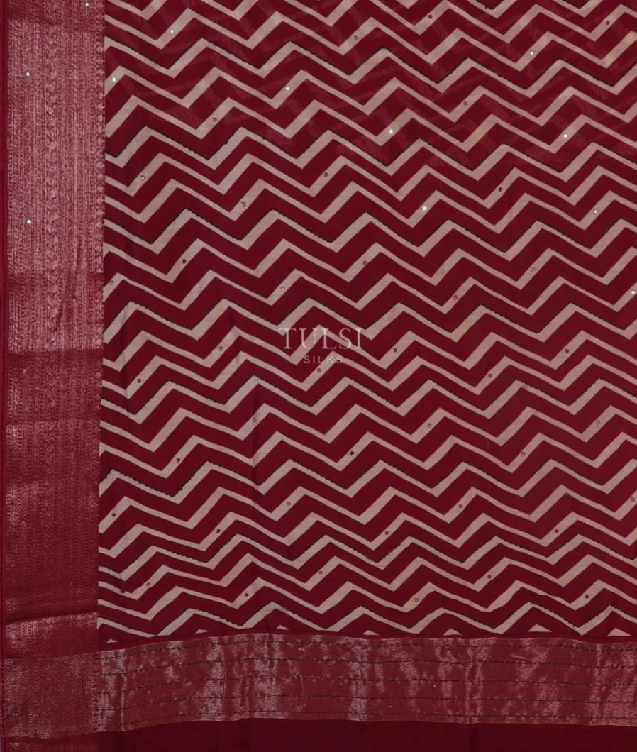 maroon-soft-printed-cotton-saree-t737835-t737835-d