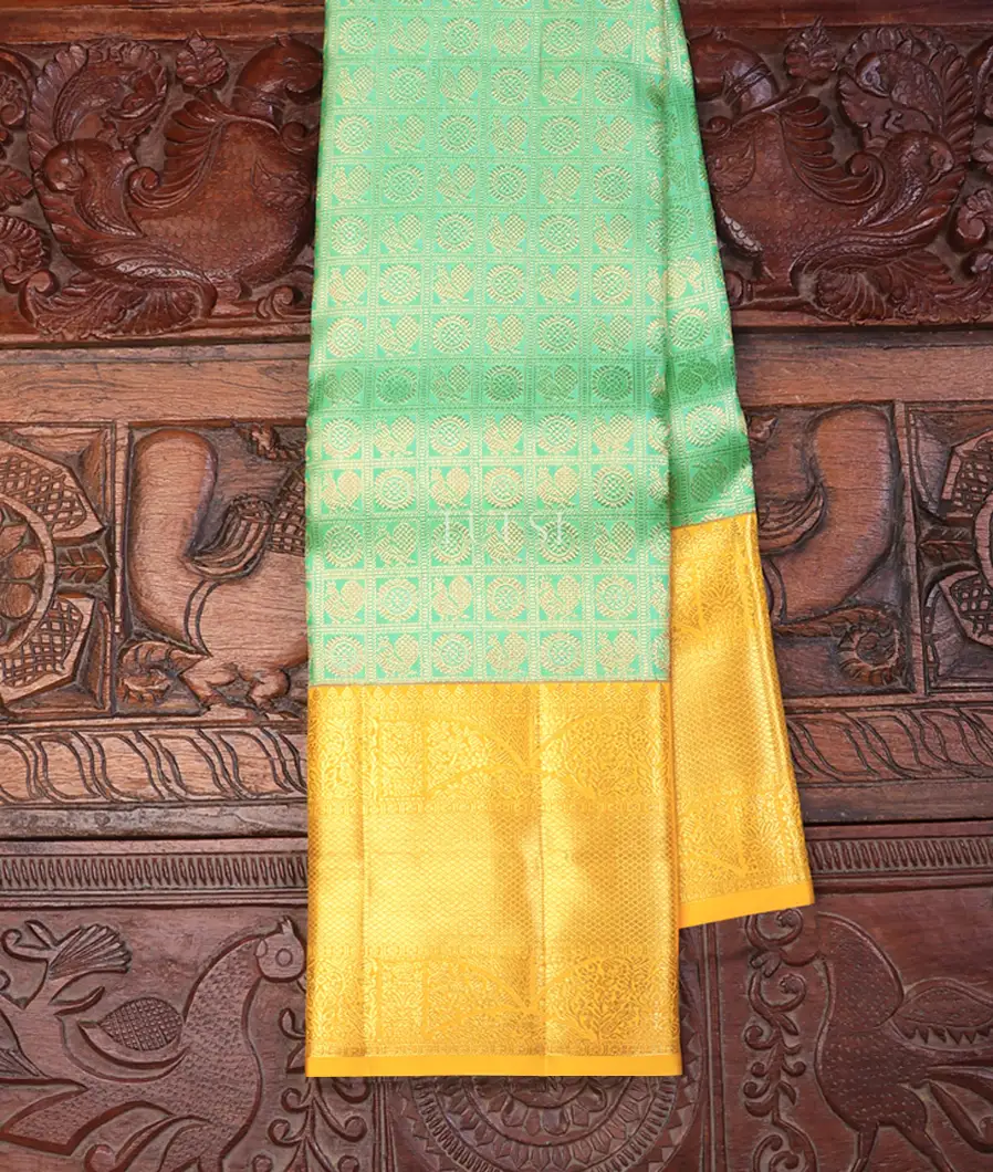 Light Green Kanjivaram Silk Saree T732021-image