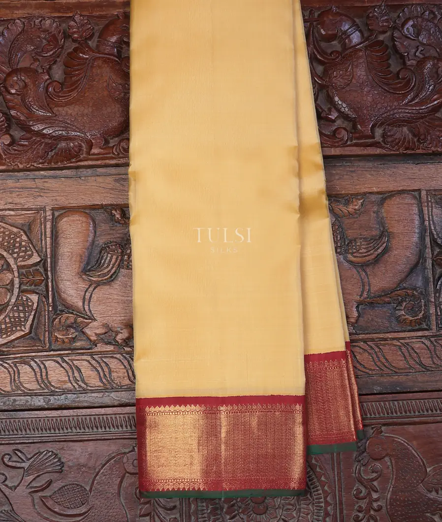 Beige Kanjivaram Silk Saree T735134-image