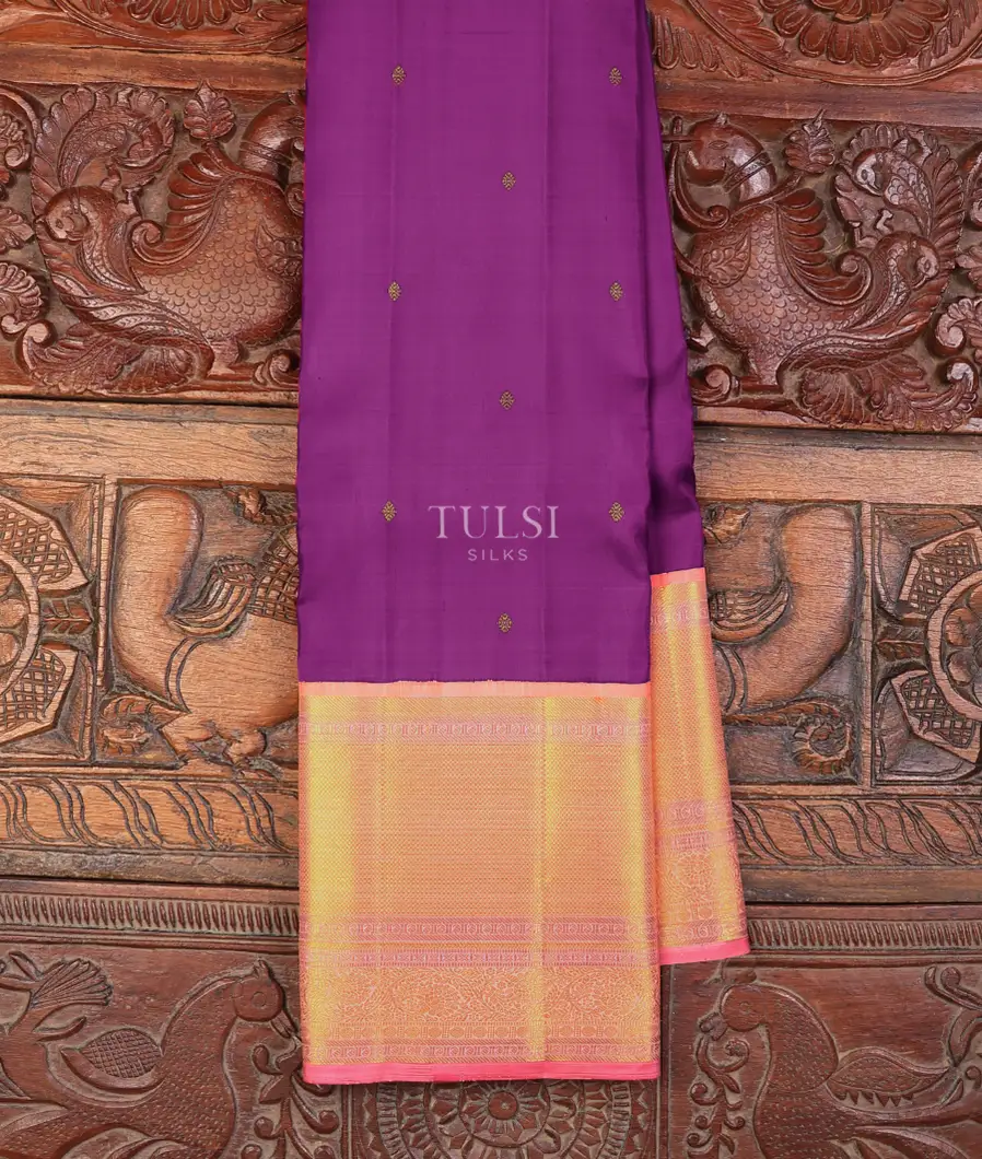 Purple Kanjivaram Silk Saree T715951-image