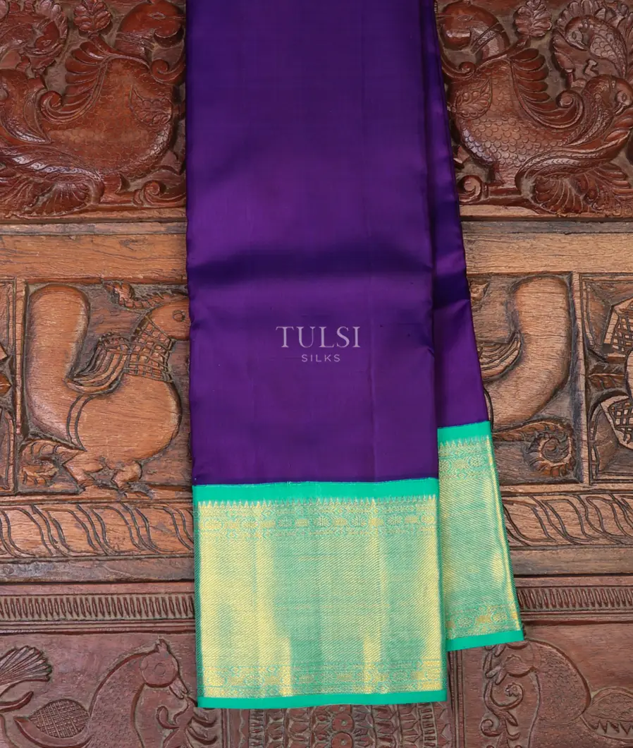 Purple Kanjivaram Silk Saree T707519-image