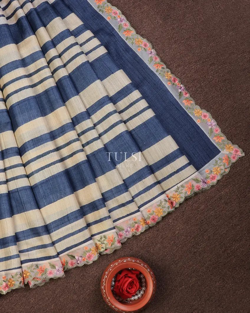 beige-and-blue-tussar-printed-saree-with-organza-border-t741608-t741608-b