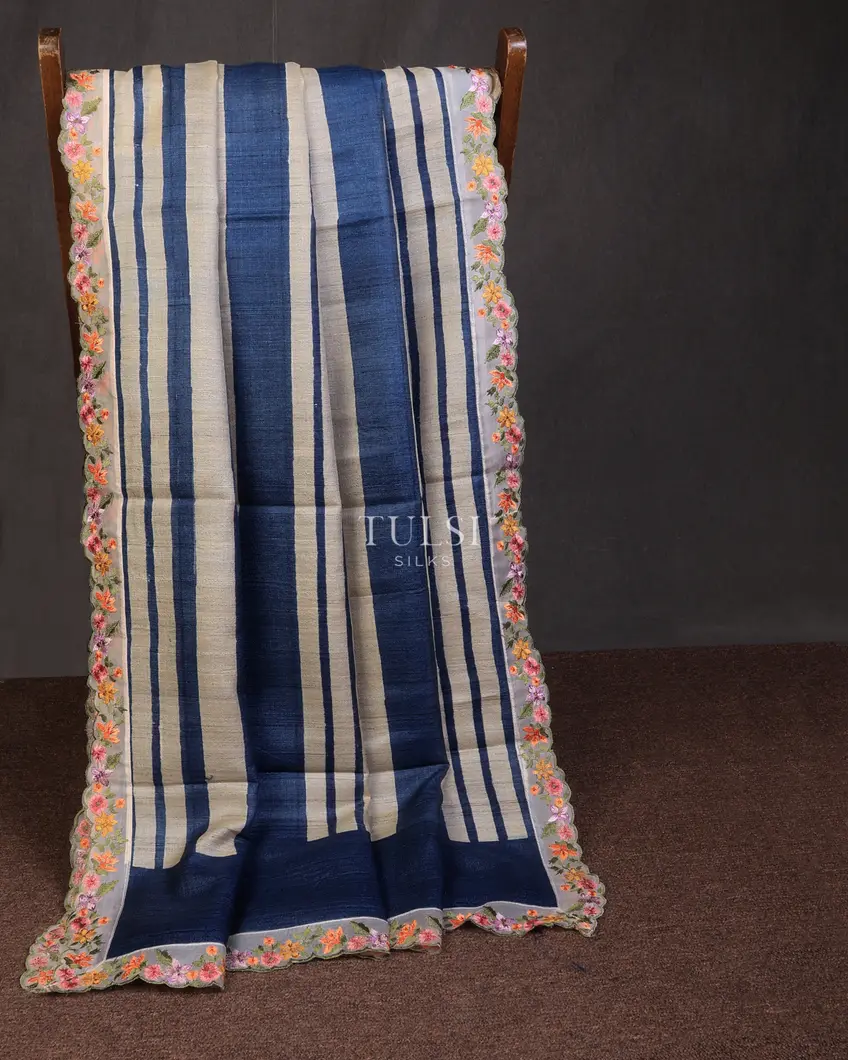 beige-and-blue-tussar-printed-saree-with-organza-border-t741608-t741608-d