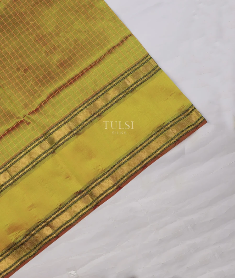 Green Silk Cotton Saree T739455-image