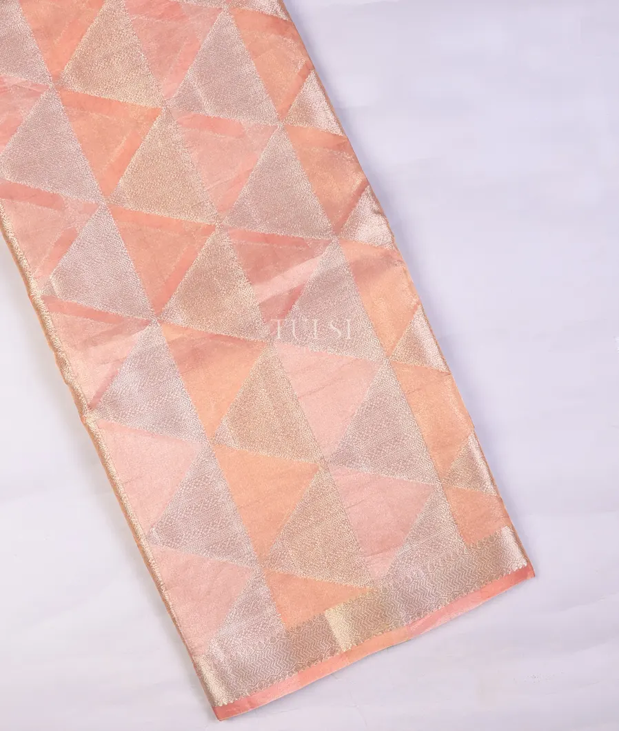 Pink Banaras Tissue Organza Saree T714442-image