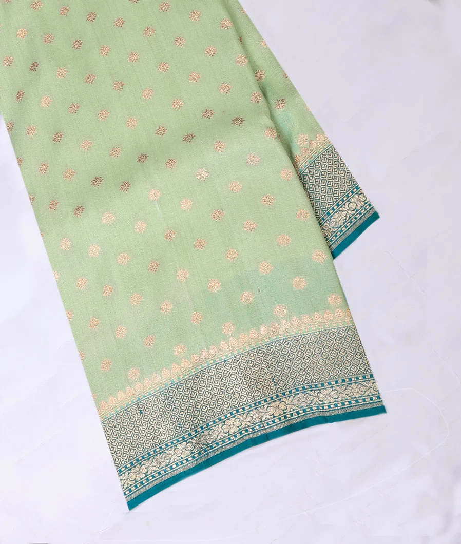 Green Georgette Silk Saree T707359-image