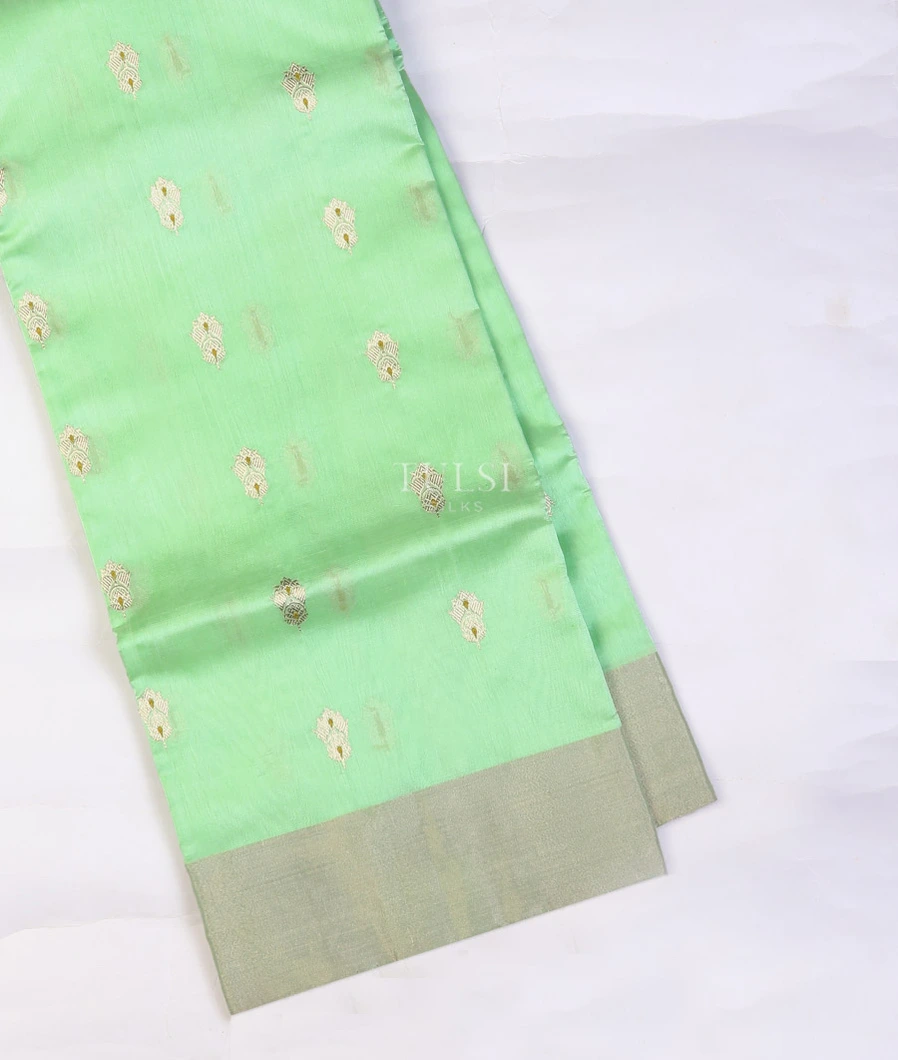 Light Green Chanderi Silk Saree T688181-1-image