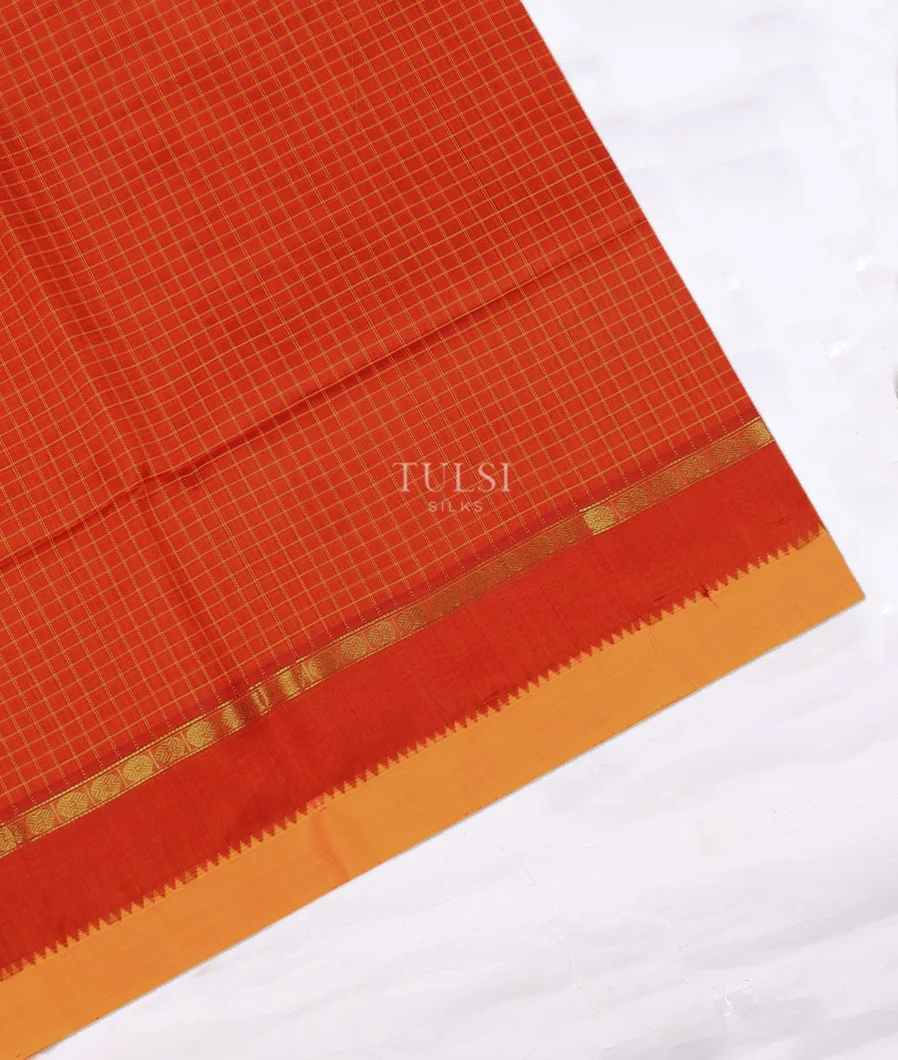 Maroon Silk Cotton Saree T745624-image